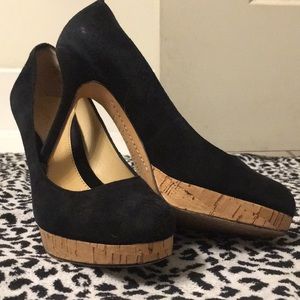 Boutique 9 suede platform heel
